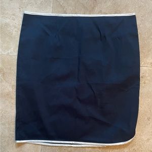 Tommy Hilfiger navy blue with white seam piping